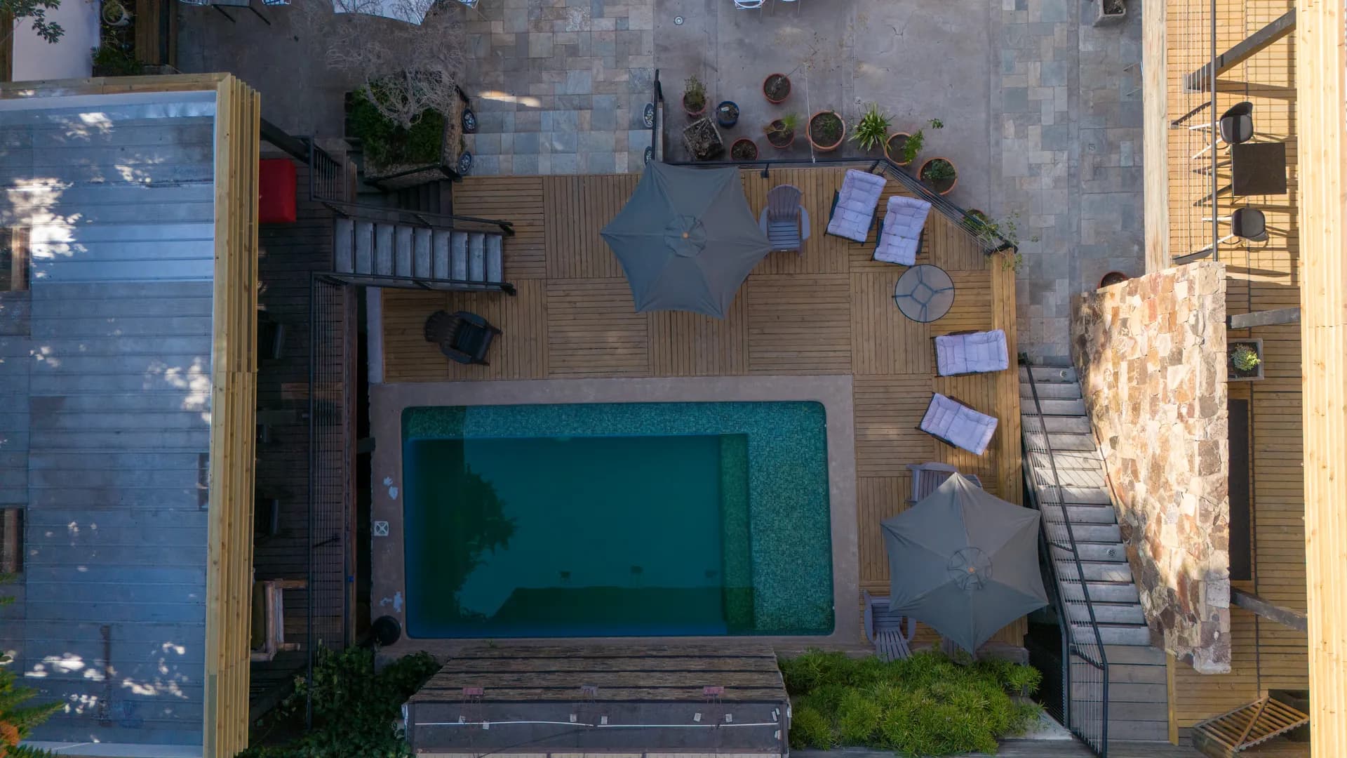 Jardin y Patio at Happy Hostel Santiago — photo 10