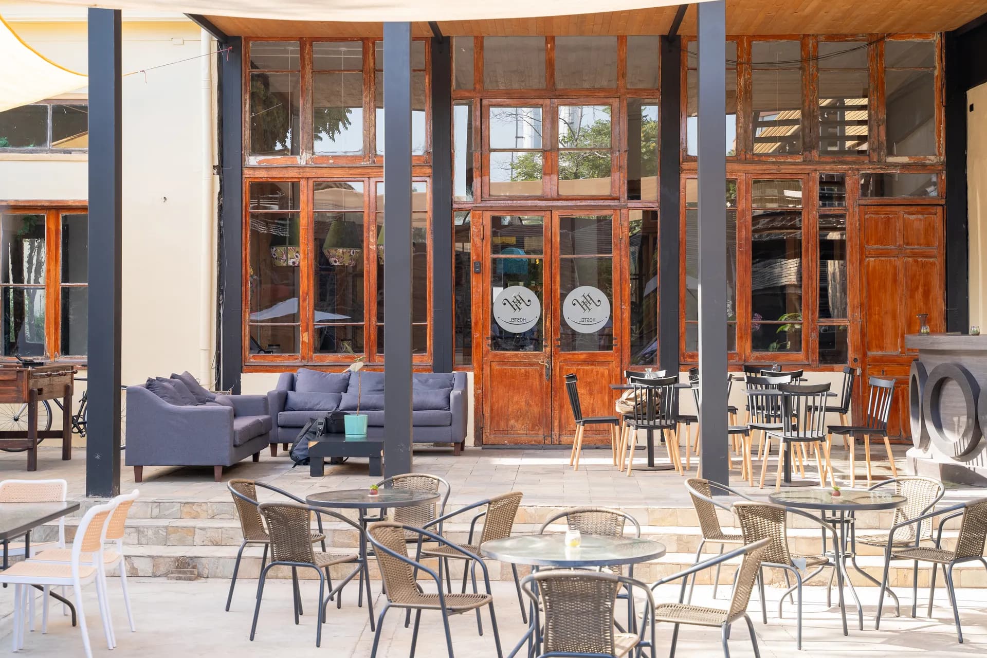 Jardin y Patio at Happy Hostel Santiago — photo 25