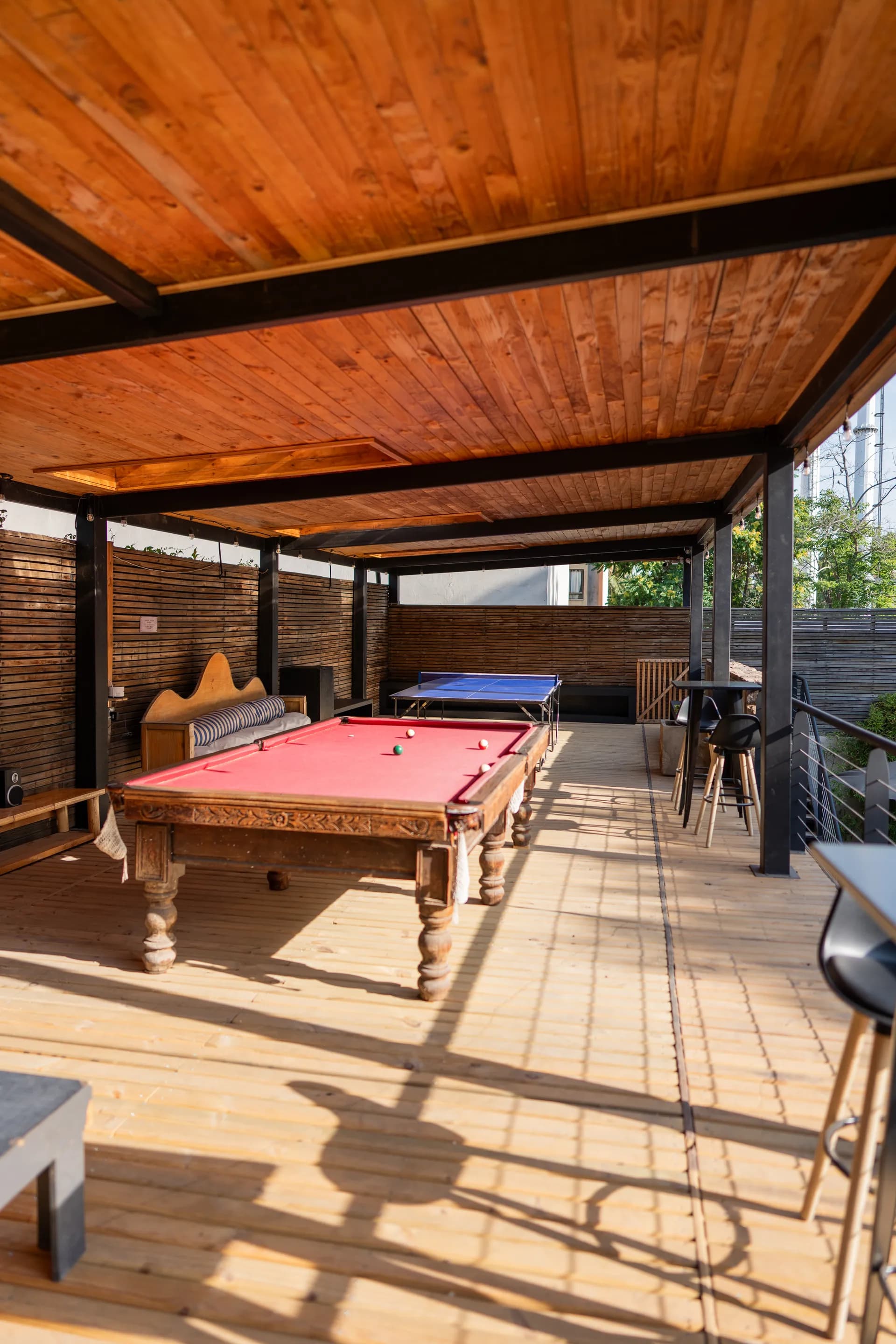 Jardin y Patio at Happy Hostel Santiago — photo 35